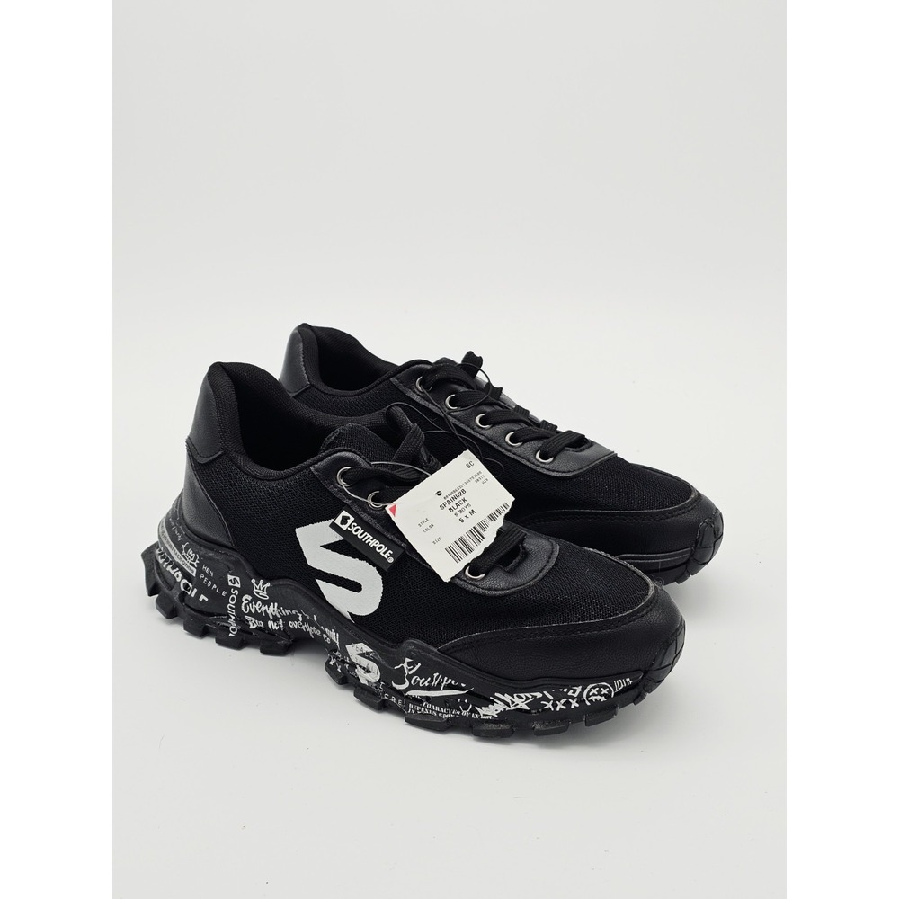 Southpole Mens Shoes Size 7 Black
